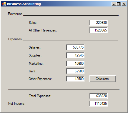 Finding Out Whether a Value is Greater Than Another Value