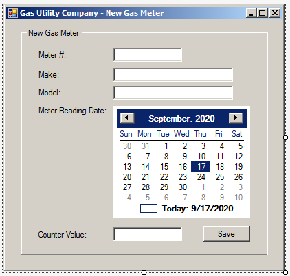 Introducing the Calendar Control