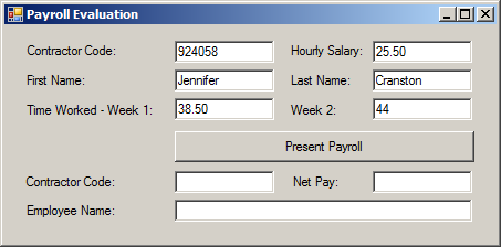 Calling a Function of Many Parameters