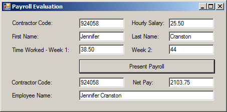 Calling a Function of Many Parameters