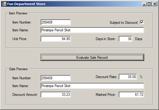 Conditionally Returning a Value