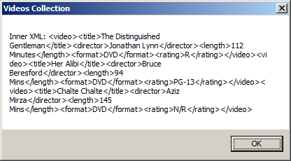 The Inner XML Code of a Node