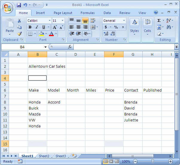 Cell Selection