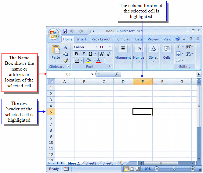 Microsoft Excel Tutorial Lesson 4 The Cells of a Spreadsheet