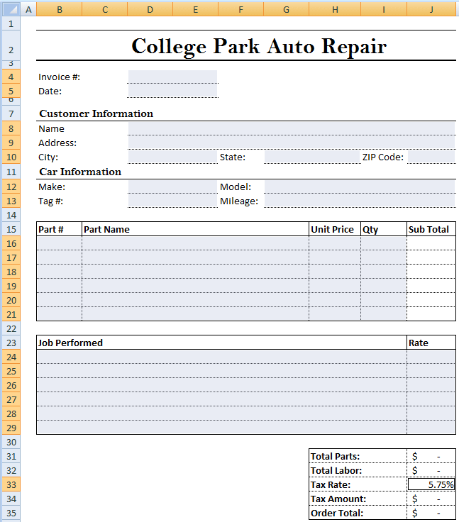 College Park Auto Repair