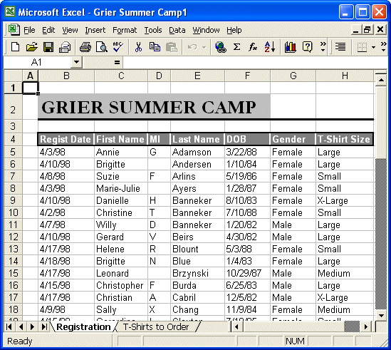 Grier Summer Camp