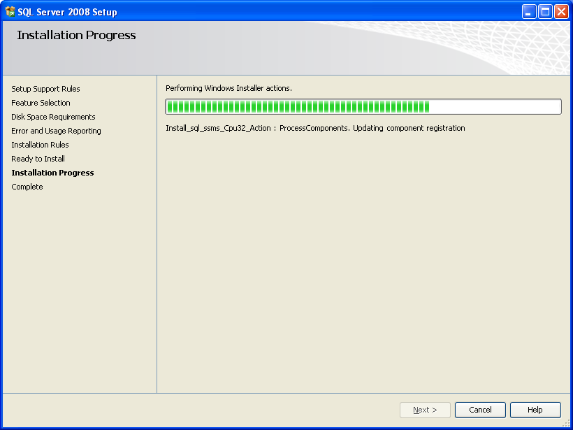 SQL Server 2008 Setup