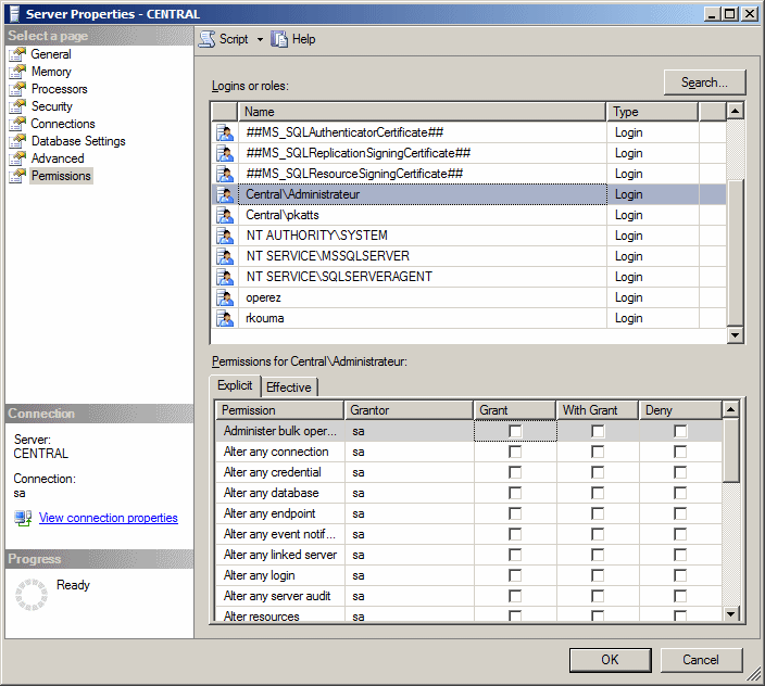 Server Properties