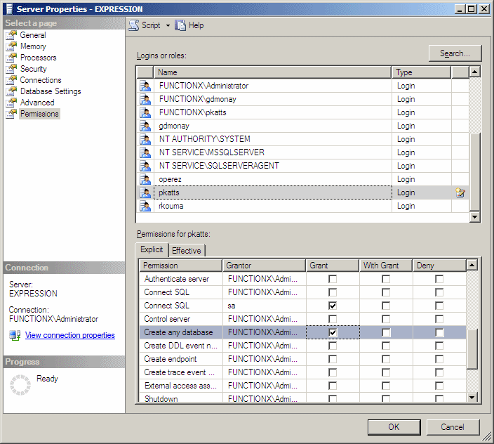 Server Properties