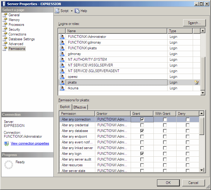 Server Properties