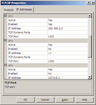 TCP IP Properties