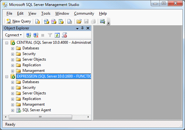 Microsoft SQL Server Management Studio