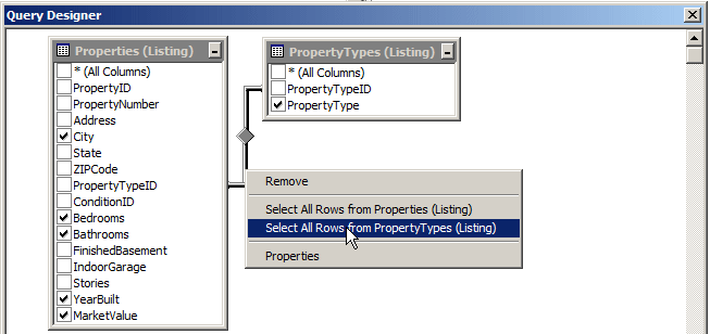 Creating a Right Outer Join