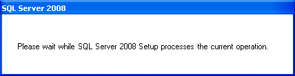 SQL Server 2008 Setup