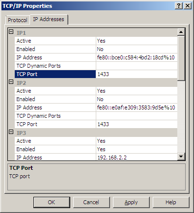 TCP IP Properties