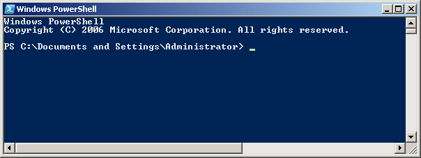 Windows PowerShell