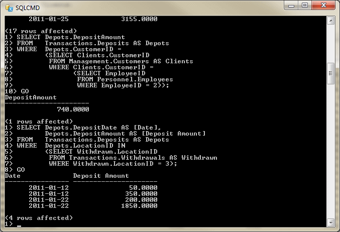 Subquery