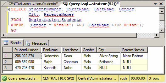 Using LIKE in a Logical Conjunction