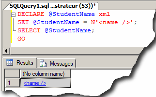 Selecting an XML Variable