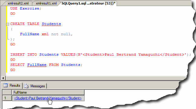 Selecting an XML Variable