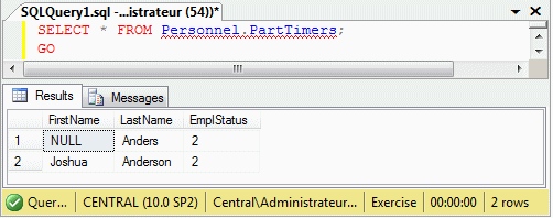 Updating Records Using a View