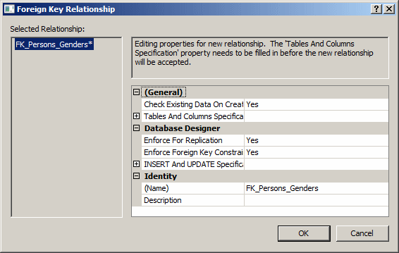 Foreign Key Relationship