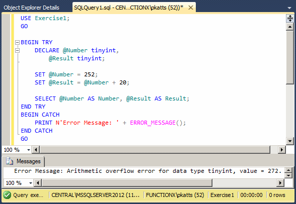 Error Message