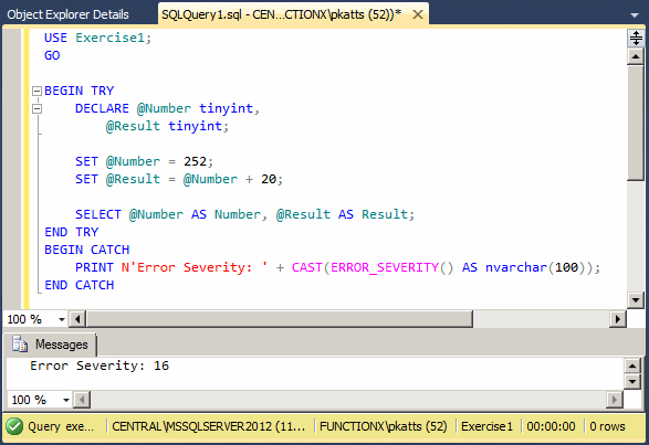 Error Severity