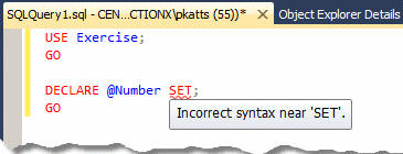 Syntax Error