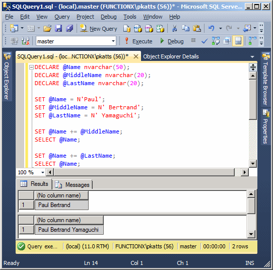 Composite Operations