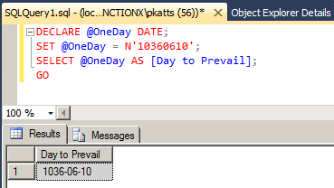 Date Value