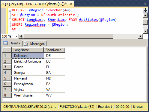 Multi-Statement Table-Valued Functions