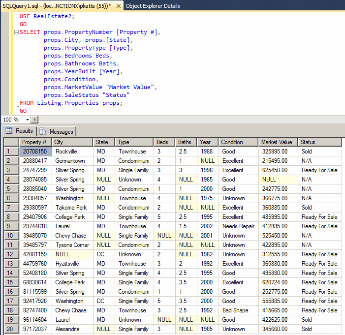 Dealing With NULL Foreign Values