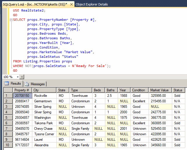 Dealing With NULL Foreign Values
