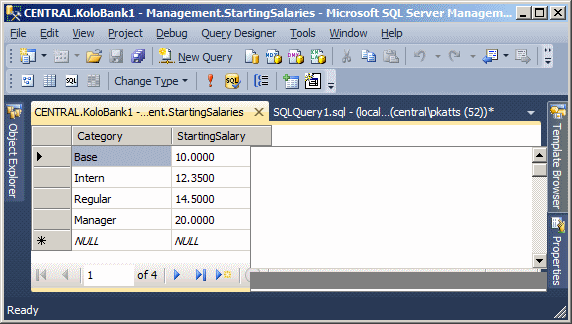 Starting Salaries