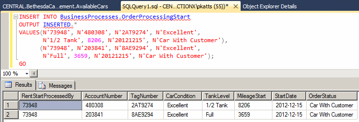Outputting the Result