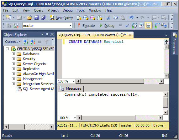 Microsoft SQL Server Manadement Studio