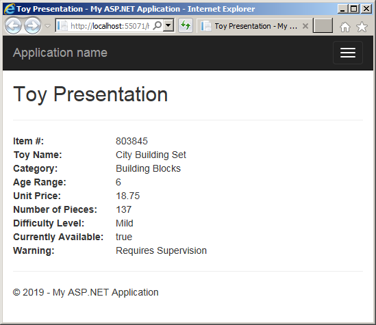 An Array from the Properties of an Object