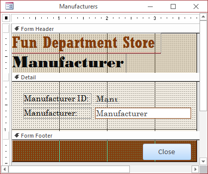 Fun Department Store - Manufacturers