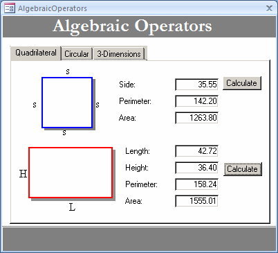 Calculations