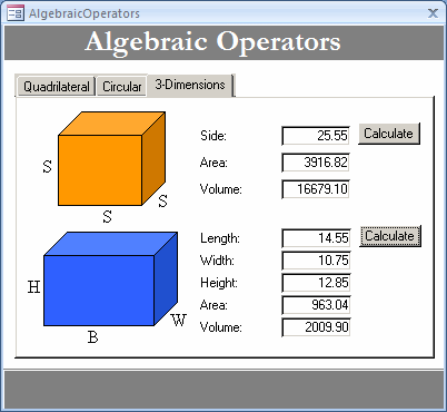 Calculations