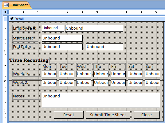 Time Sheet