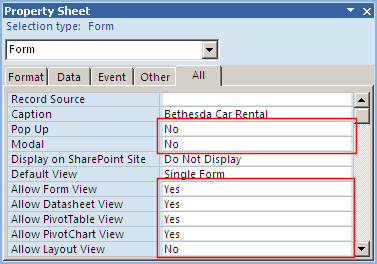 Boolean-Based Properties