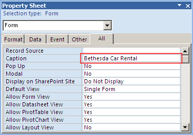 Text-Based Properties