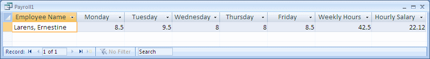 SQL Result