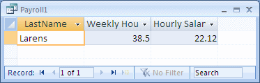 SQL Result