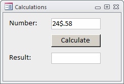 Calculation