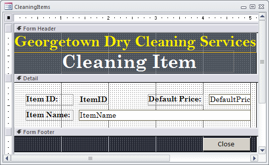 Georgetown Dry Cleaning Services: Cleaning Items