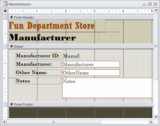 Fun Department Store - Manufacturers