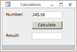 Calculation